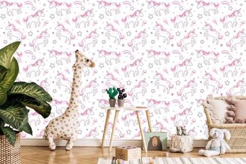 Tapeta Jednorożce Wśród Gwiazd