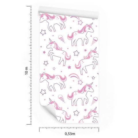 Tapeta Jednorożce Wśród Gwiazd