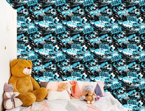 Tapeta Kolorowa Piłkarska Abstrakcja