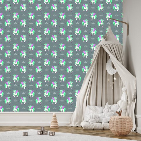 Tapeta Kolorowe Pegazy