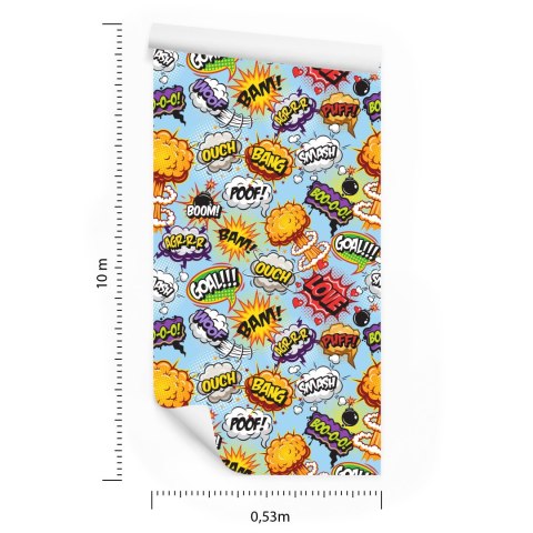 Tapeta Komiksowe Napisy