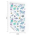 Tapeta Kosmos W Stylu Skandynawskim