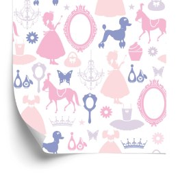 Tapeta Księżniczki, Pieski, Konie Pokój Dziewczęcy