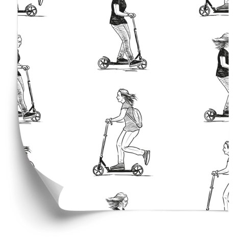 Tapeta Nastolatki Na Hulajnogach