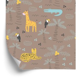 Tapeta Zwierzątka Krokodyle Rośliny Pokój Chłopca