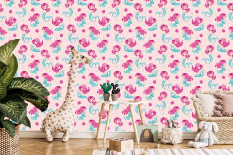 Tapeta Bajkowa Muszelki, Syreny, Do Pokoju Dziecka