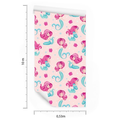 Tapeta Bajkowa Muszelki, Syreny, Do Pokoju Dziecka