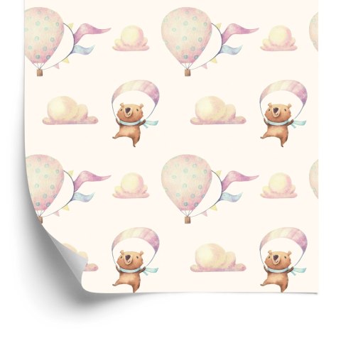 Tapeta Balony W Chmurach, Misie, Pokój Dziecięcy
