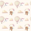 Tapeta Balony W Chmurach, Misie, Pokój Dziecięcy