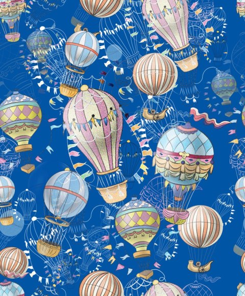 Tapeta Balony Z Niebieskim Tłem