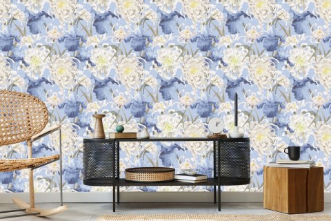 Tapeta Chryzantemy I Irysy