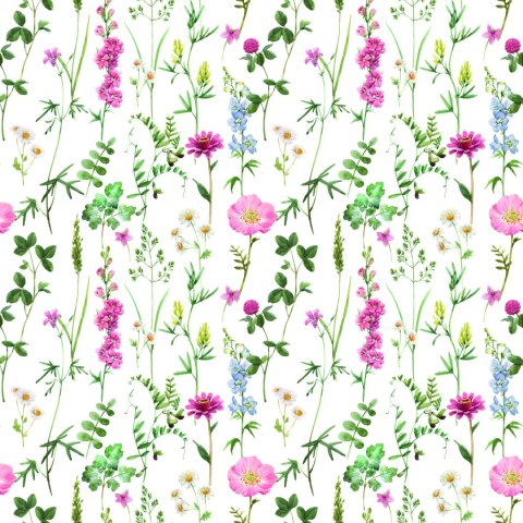 Tapeta Delikatne Polne Rośliny