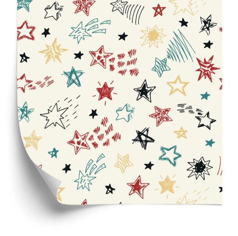 Tapeta Dla Dzieci - Kolorowe Gwiazdki