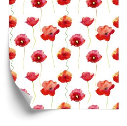 Tapeta Maki Malowane Akwarelą