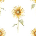 Tapeta Malowane Słoneczniki Vintage