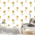 Tapeta Malowane Słoneczniki Vintage