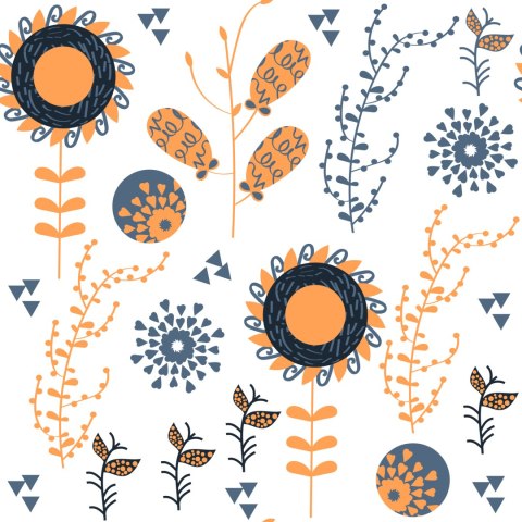 Tapeta Minimalistyczne Słoneczniki