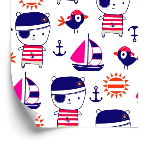 Tapeta Niedźwiadki I Ptaszki