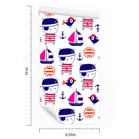 Tapeta Niedźwiadki I Ptaszki