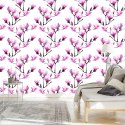 Tapeta Różowe Kwiaty Magnolii
