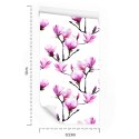 Tapeta Różowe Kwiaty Magnolii