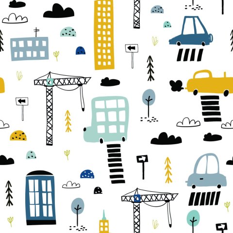 Tapeta Samochody W Mieście