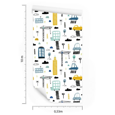 Tapeta Samochody W Mieście