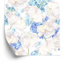 Tapeta Tulipany Z Hortensją