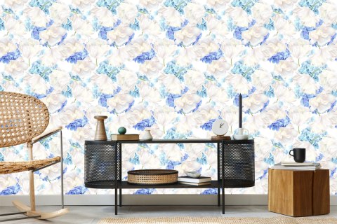 Tapeta Tulipany Z Hortensją