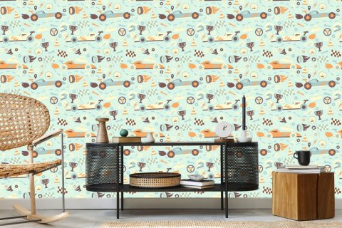 Tapeta W Auta Samochody Rajdowe, Do Pokoju Dziecka