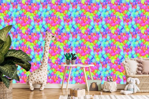 Tapeta Wielobarwne Balony