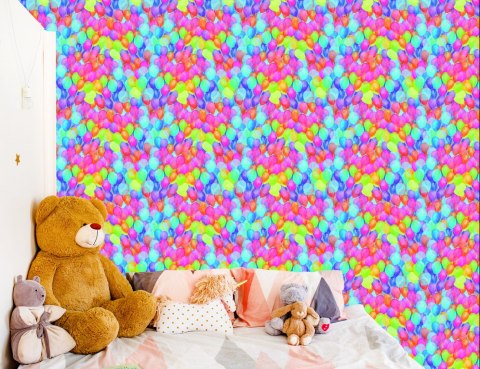 Tapeta Wielobarwne Balony