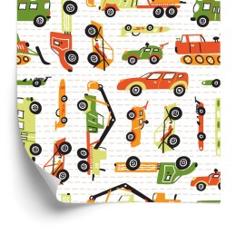 Tapeta Z Samochodami, Ciężarówki, Pokój Dziecięcy