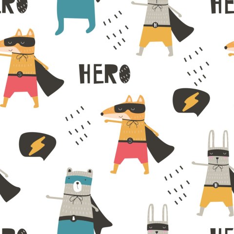 Tapeta Zwierzęcy Superbohaterowie