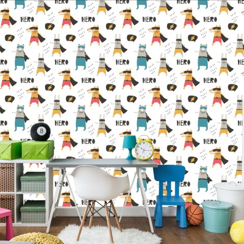 Tapeta Zwierzęcy Superbohaterowie