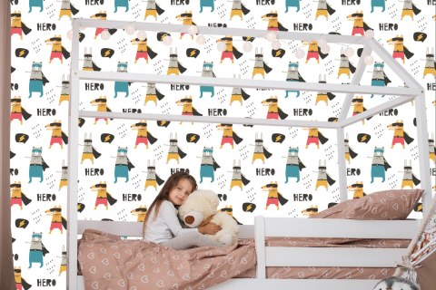 Tapeta Zwierzęcy Superbohaterowie