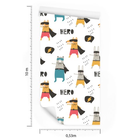 Tapeta Zwierzęcy Superbohaterowie