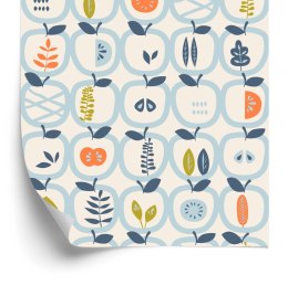 Tapeta Do Kuchni - Jabłka I Liście