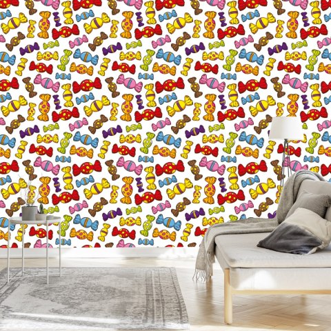 Tapeta Kolorowe Cukierki