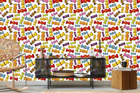 Tapeta Kolorowe Cukierki