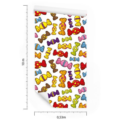 Tapeta Kolorowe Cukierki