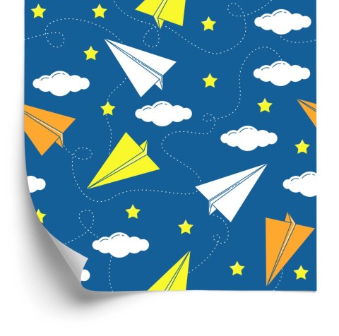 Tapeta Kolorowe Papierowe Samoloty