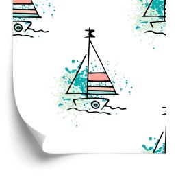Tapeta Minimalistyczne Żaglówki