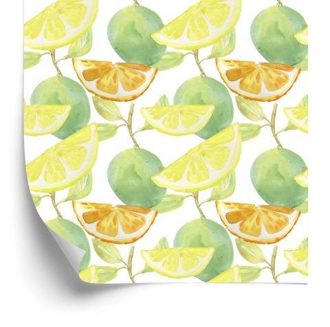 Tapeta Owoce Cytryny Pomarańcze, Do Kuchni