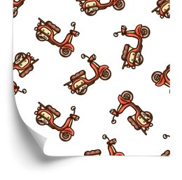 Tapeta Rysowane Skutery