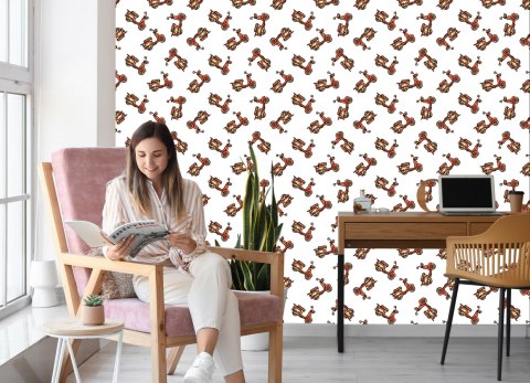 Tapeta Rysowane Skutery