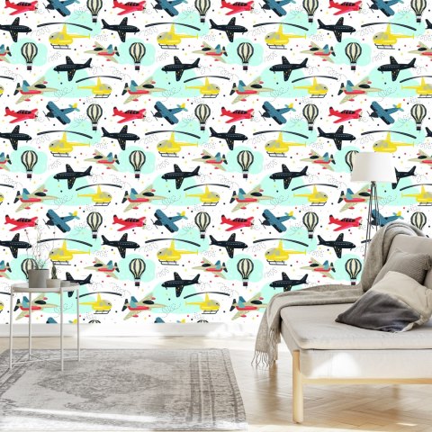 Tapeta Samoloty Helikoptery I Balony