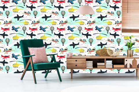 Tapeta Samoloty Helikoptery I Balony