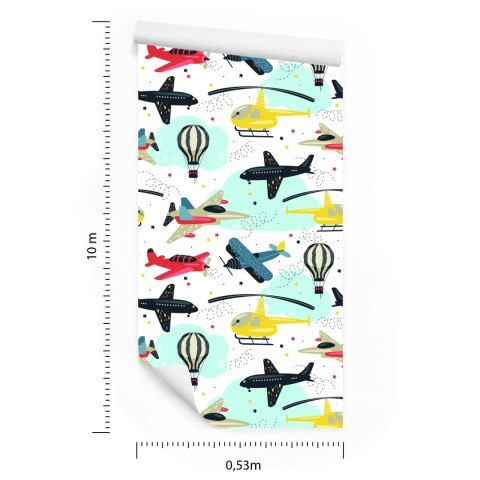 Tapeta Samoloty Helikoptery I Balony