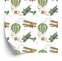 Tapeta Samoloty I Balony Retro